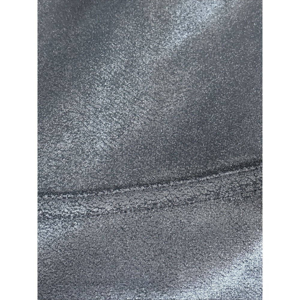 Spanx Women's L Black Faux Leather Shine Bodycon Ankle Pants Shapewear‎ Leggings - Picture 6 of 15